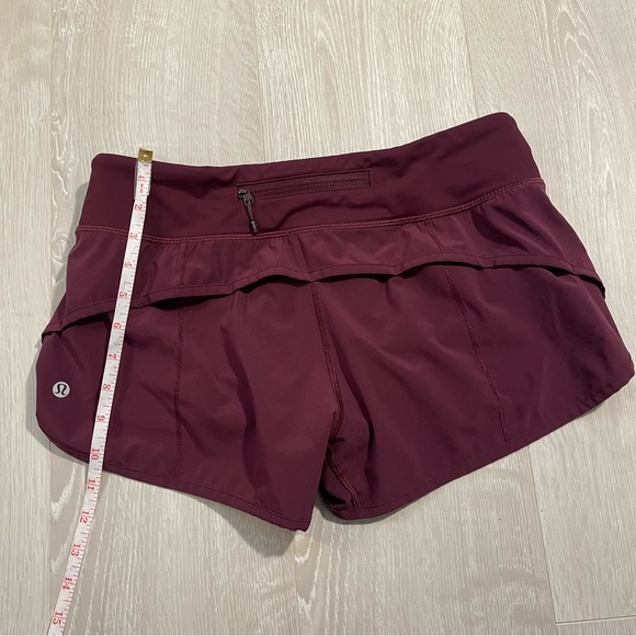 Lululemon Speed Short (4-way Stretch 2.5")
Dark Adobe Maroon Purple size 6 - Picture 9 of 13